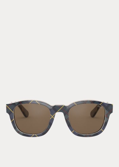 Men's Polo Ralph Lauren Tartan Collegiate Sunglasses | 267413FDB